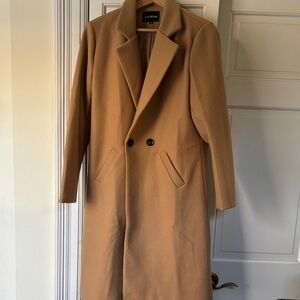 Elegant Tan Trench Coat for Men